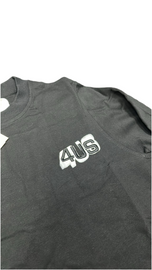 FELPA PACIOTTI UNISEX COTONE GIROCOLLO CON SIGLA 4US RIALZATA LATO CUORE