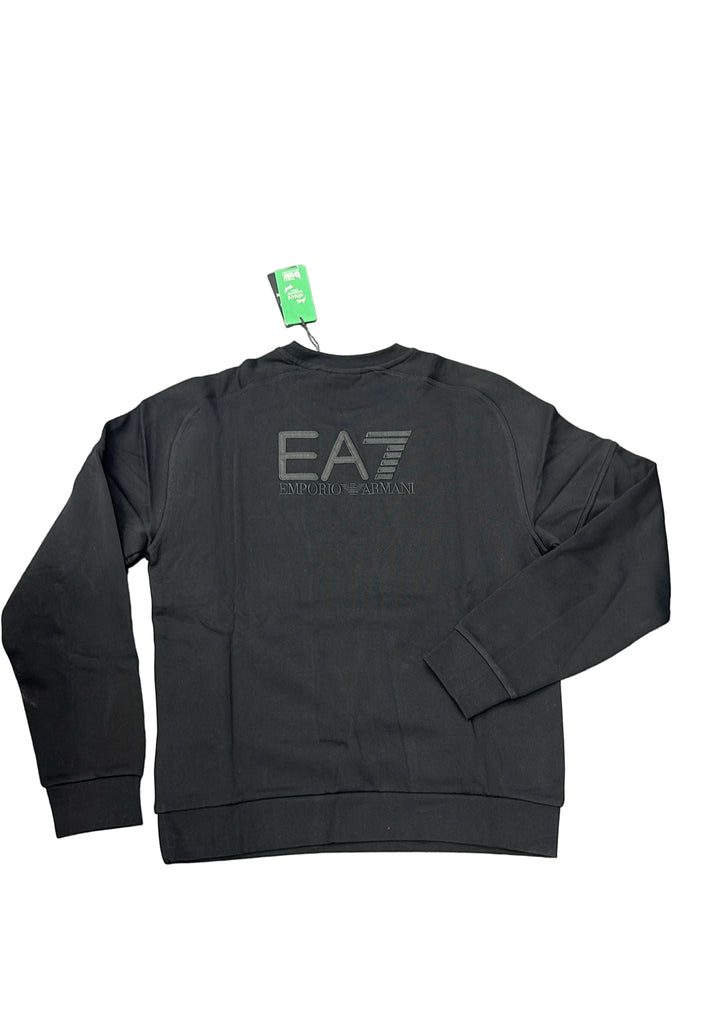 TUTA COMPLETA EA7 UOMO FELPATA , GIROCOLLO, LOGO LATO CUORE E RETRO