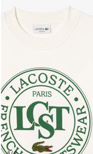 Carica l&#39;immagine nel visualizzatore di Gallery, FELPA LACOSTE UOMO, COTONE, CON LOGO CERCHIO VERDE CON COCCODRILLO GRANDE