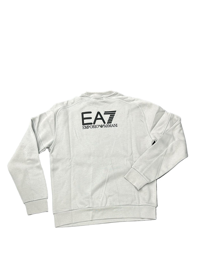 TUTA COMPLETA EA7 UOMO FELPATA , GIROCOLLO, LOGO LATO CUORE E RETRO