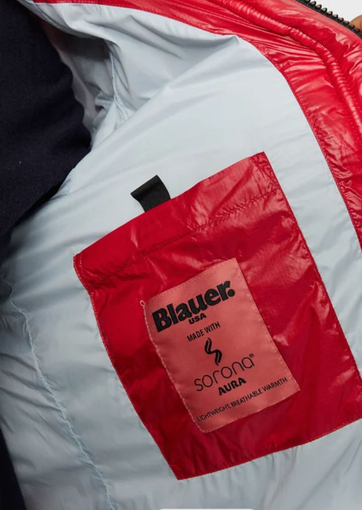 GIUBBINO BLAUER IMBOTTITO DIRITTO CON CERNIERE E STRAPPO  MANICA