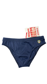 COSTUME BLAUER SLIP LOGO GOMMA SUL FIANCO