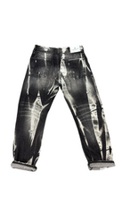 Carica l&#39;immagine nel visualizzatore di Gallery, JEANS CIANOTIC UOMO BAGGY CON SFUMATURA GRIGIA E BOTTONI