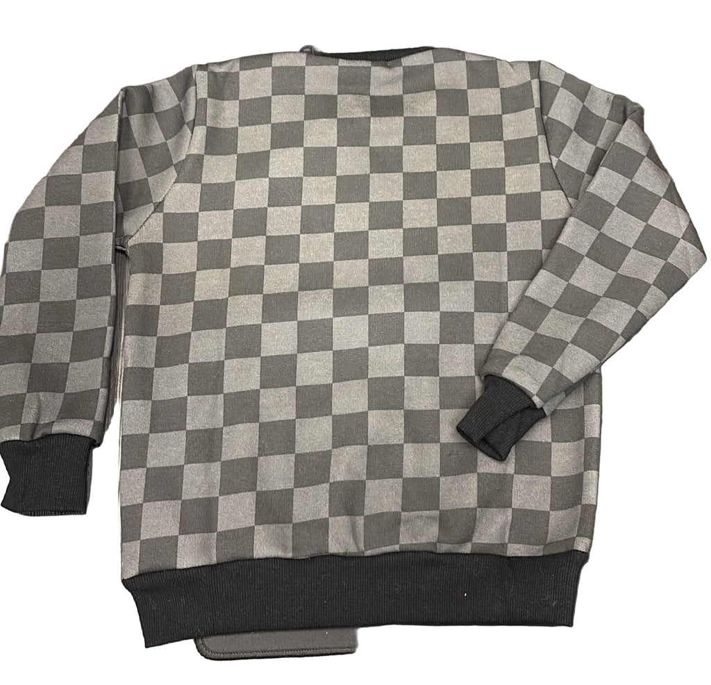 FELPA BUTNOT BAMBINO FELPATA CON TESCHIO BIANCO, GIROCOLLO