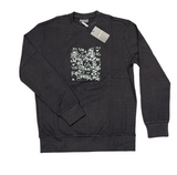 FELPA ARMANI UOMO COTONE SCRITTA CENTRALE MULTISCRITTA