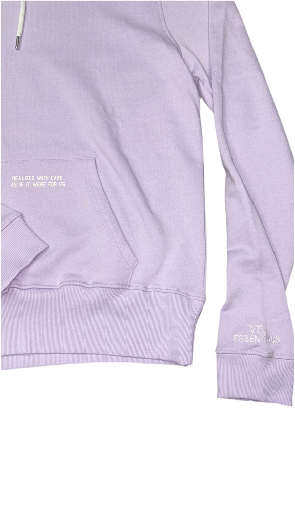 FELPA VTL CON CAPPUCCIO E SCRITTE SU TASCONE