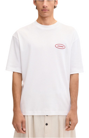 T-SHIRT JACQUEMUS LOGO CERCHIATO LATO CUORE STAMPATO