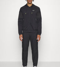 Carica l&#39;immagine nel visualizzatore di Gallery, TUTA COMPLETA ARMANI UOMO  LEGGERA CON CAPPUCCIO LOGO LATO CUORE ARGENTO