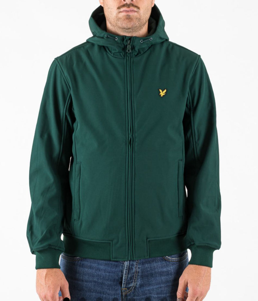 GIUBBINO LYLE & SCOTT UOMO FELPATO LOGO LATO CUORE CON CAPPUCCIO
