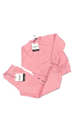 TUTA COMPLETA  BUTNOT BAMBINA FELPATA CON SCRITTA LATERALE GIROCOLLO BASIC