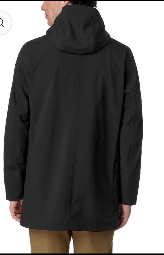 GIUBBINO K-WAY THOMAS BONDED CON CAPPUCCIO E LOGO GOMMATO