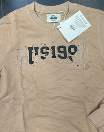 FELPA PACIOTTI UNISEX COTONE CON SCRITTA CENTRALE  CONSUMATA