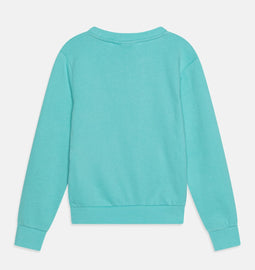 FELPA TIMBERLAND GIROCOLLO LOGO CENTRALE GRANDE