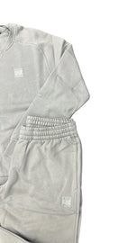 TUTA COMPLETA EA7 UOMO FELPATA , GIROCOLLO, LOGO LATO CUORE E RETRO