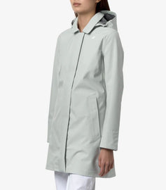 GIUBBINO K-WAY DONNA TERMICO COLLETTO E  CAPPUCCIO RIMOVIBILE