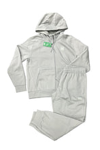 Carica l&#39;immagine nel visualizzatore di Gallery, TUTA COMPLETA EA7 UOMO FELPATA CON CAPPUCCIO , LOGO LATO CUORE E RETRO