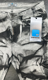 JEANS CIANOTIC UOMO FIT CON SFUMATURE GRIGIE E BOTTONI