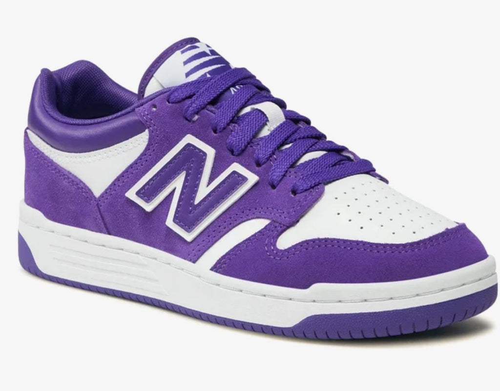 SCARPA NEW BALANCE 480 VIOLA BIANCO