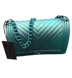 BORSA MARC ELLIS FLAT M_ TRASPARENTE