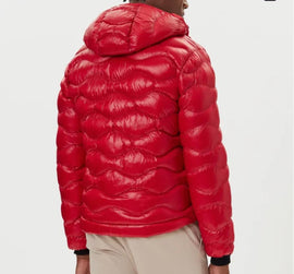 GIUBBINO BLAUER A ONDA CON LOGO BIANCO E TASCA LATO CUORE