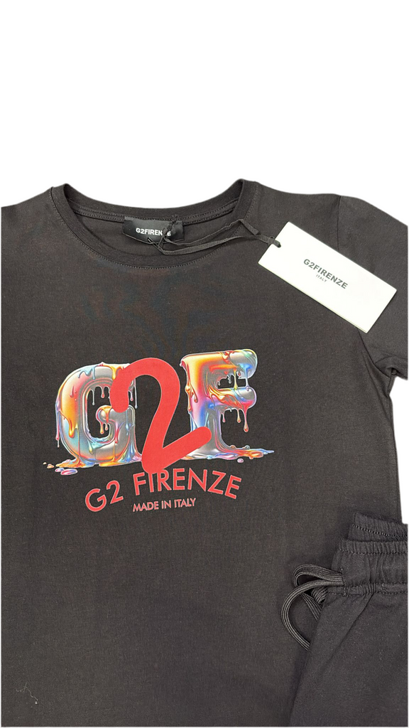 COMPLETO G2FIRENZE INIZIALI CON COLATURA COLORATA CENTRALE