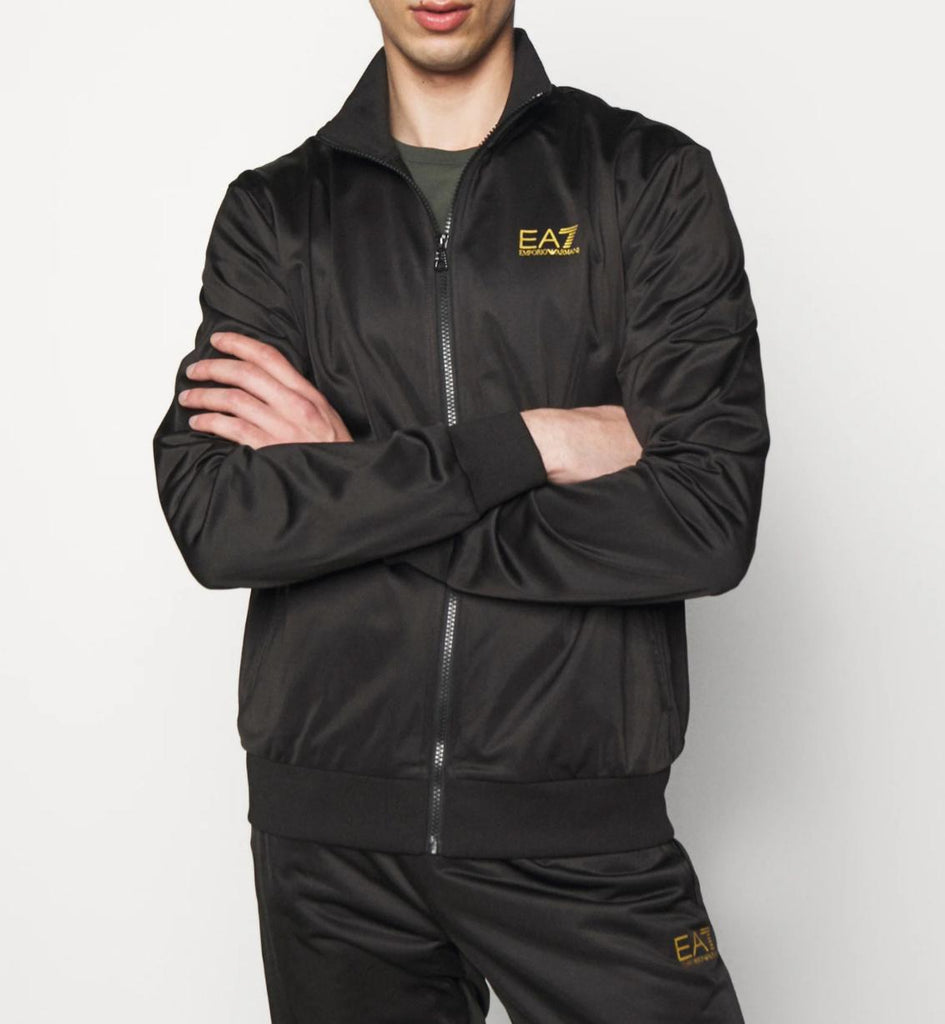 TUTA COMPLETA ARMANI CON ZIP E LOGO LATO CUORE ORO