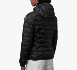 GIUBBINO BLAUER A ONDA CON LOGO BRACCIO BRILLANTINATO