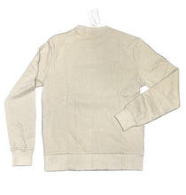 Carica l&#39;immagine nel visualizzatore di Gallery, FELPA CALVIN KLEIN UOMO , COTONE, CON LOGO CENTRALE GRANDE PELUCHE GRIGIO