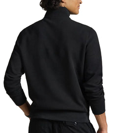 FELPA RALPH LAUREN UOMO , COTONE, CON CERNIERA E COLLETTO , LOGO LATO CUORE