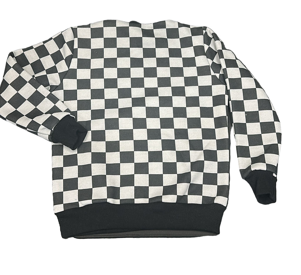 FELPA BUTNOT BAMBINO FELPATA CON TESCHIO BIANCO, GIROCOLLO