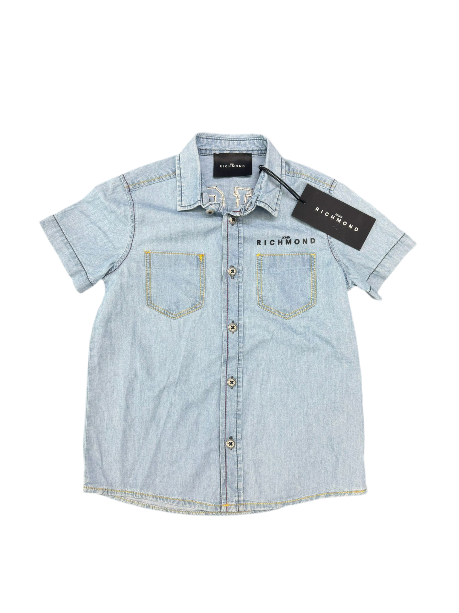 CAMICIA RICHMOND JEANS SCRITTA COLORATA RETRO
