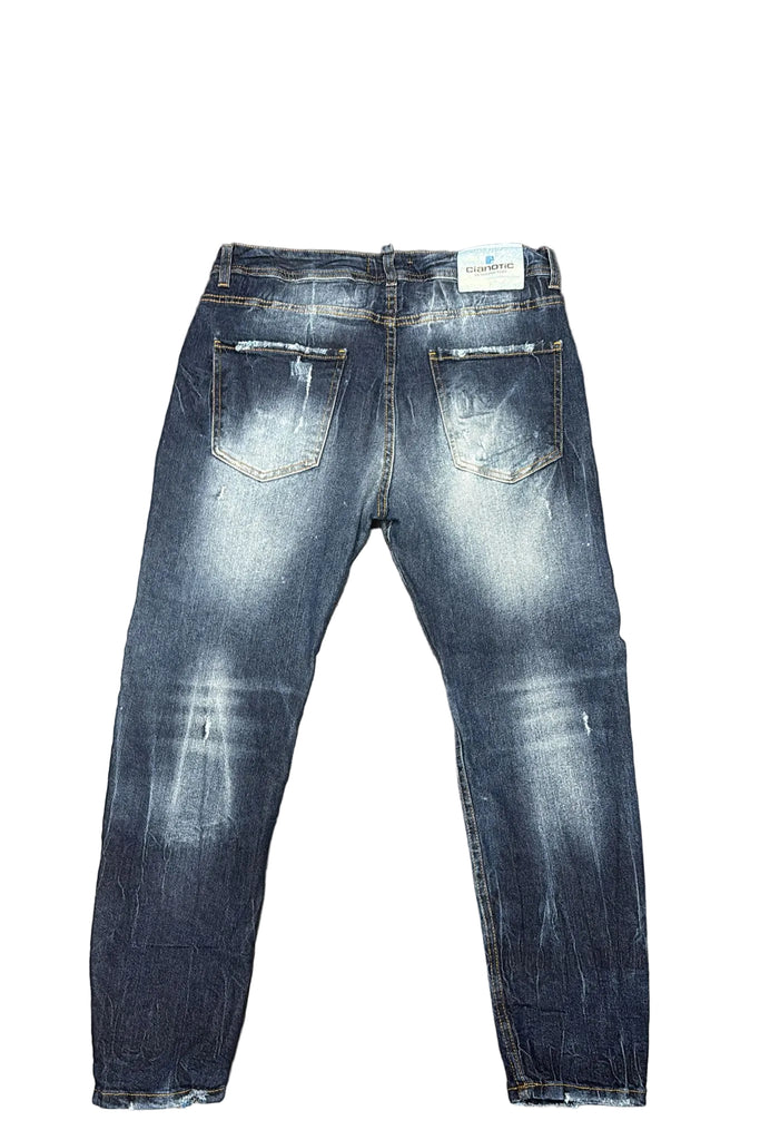 JEANS CIANOTIC FIT DQ6 BLUE CON BOTTONI