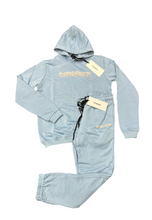 Carica l&#39;immagine nel visualizzatore di Gallery, TUTA COMPLETA G2FIRENZE BIMBA SCRITTA CENTRALE STAMPATA A PERLINE