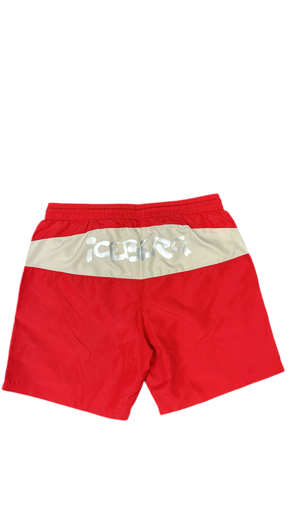 COSTUME ICEBERG LOGO ARGENTATO POSTERIORE