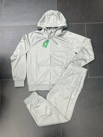 TUTA COMPLETA EA7 UOMO ACETATA CON CAPPUCCIO E LOGO RIQUADRO LATO CUORE