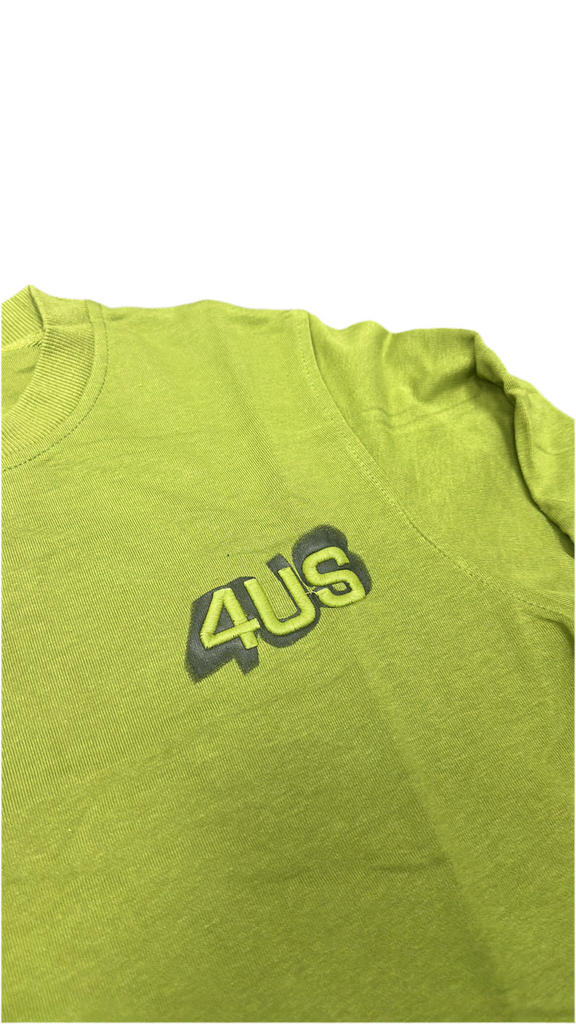 FELPA PACIOTTI UNISEX COTONE GIROCOLLO CON SIGLA 4US RIALZATA LATO CUORE