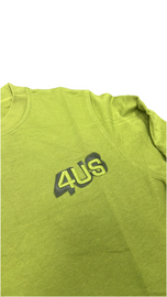 FELPA PACIOTTI UNISEX COTONE GIROCOLLO CON SIGLA 4US RIALZATA LATO CUORE