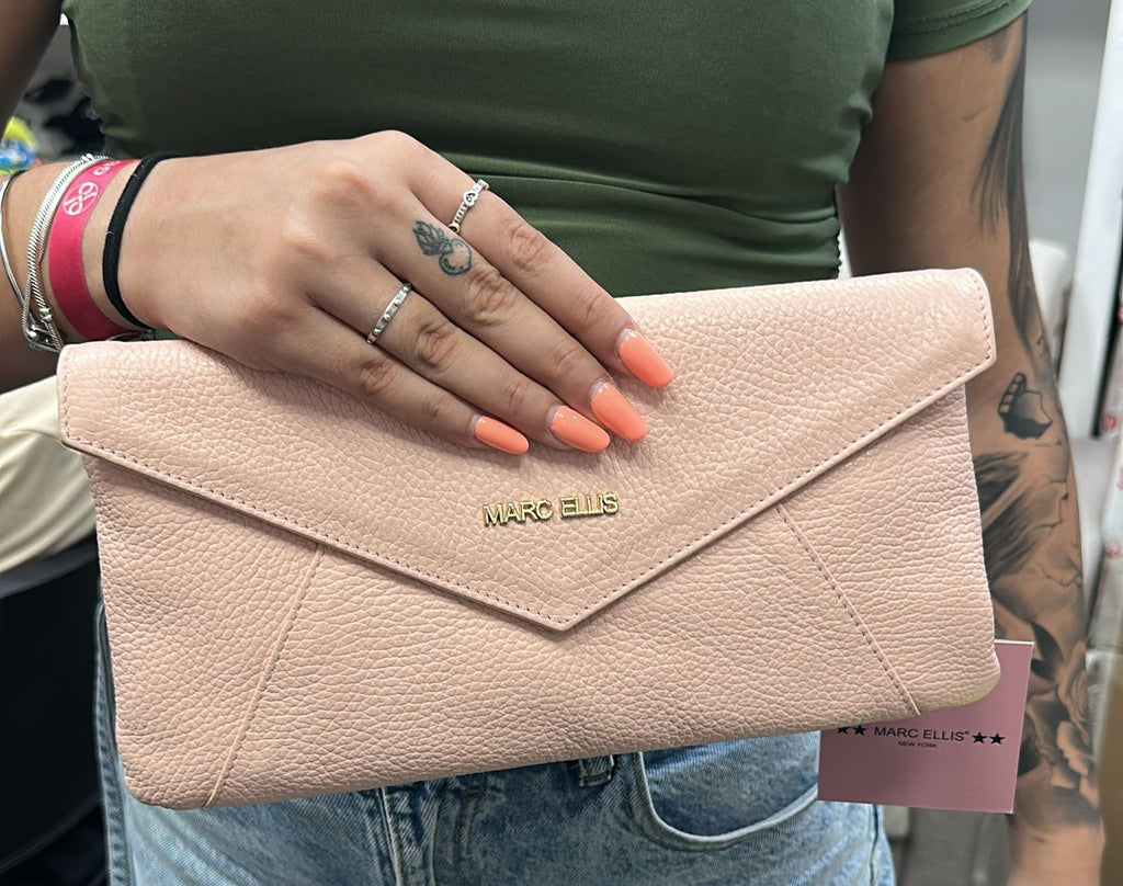 POCHETTE MARC ELLIS LOGO DORATO CENTRALE