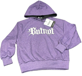 FELPA BUTNOT UNISEX FELPATA , CON CAPPUCCIO E SCRITTA CENTRALE