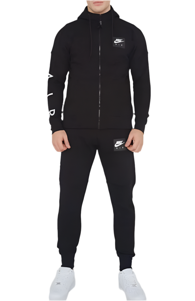 TUTA COMPLETA NIKE UNISEX FELPATA TARGHETTA LATO CUORE LOGATA E SCRITTA MANICA