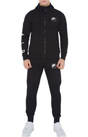 TUTA COMPLETA NIKE UNISEX FELPATA TARGHETTA LATO CUORE LOGATA E SCRITTA MANICA