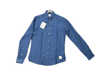 Carica l&#39;immagine nel visualizzatore di Gallery, CAMICIA OVER/D COLLO FRANCESE DENIM