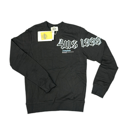 FELPA PACIOTTI UNISEX COTONE CON SIGLA 4US IN GOMMA DAL LATO CUORE ALLA SPALLA