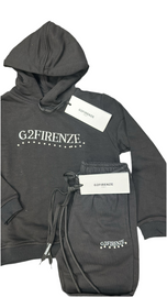 TUTA COMPLETA G2FIRENZE BIMBA SCRITTA CENTRALE STAMPATA CON PERLINE