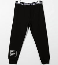 Carica l&#39;immagine nel visualizzatore di Gallery, PANTALONE DSQUARED BIMBO COTONE ELASTICO LOGATO