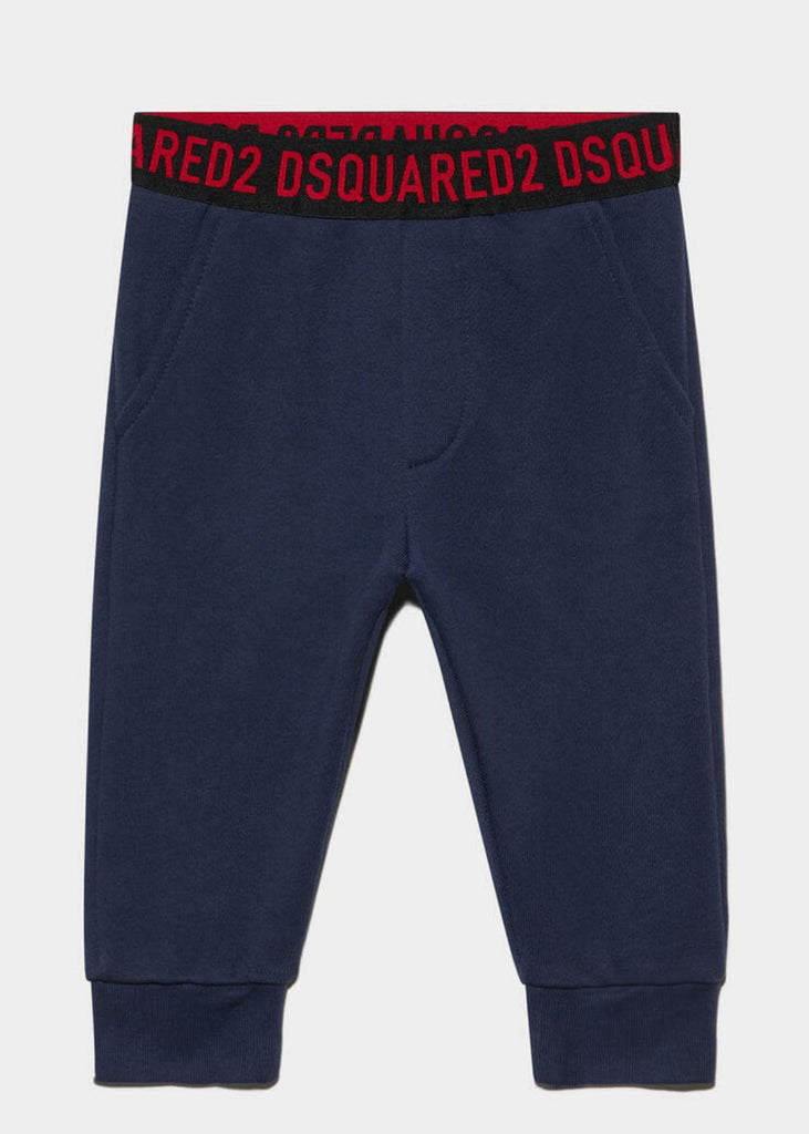 PANTALONE DSQUARED BIMBO COTONE  ELASTICO LOGATO