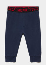 Carica l&#39;immagine nel visualizzatore di Gallery, PANTALONE DSQUARED BIMBO COTONE  ELASTICO LOGATO