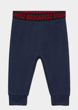 PANTALONE DSQUARED BIMBO COTONE  ELASTICO LOGATO