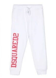 PANTALONE DSQUARED BIMBO GARZATO  SCRITTA GAMBA VERTICALE