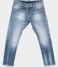 Carica l&#39;immagine nel visualizzatore di Gallery, PANTALONE JEANS DSQUARED TARGHETTA POSTERIORE MARRONE